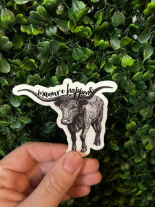 Manure Happens Sticker