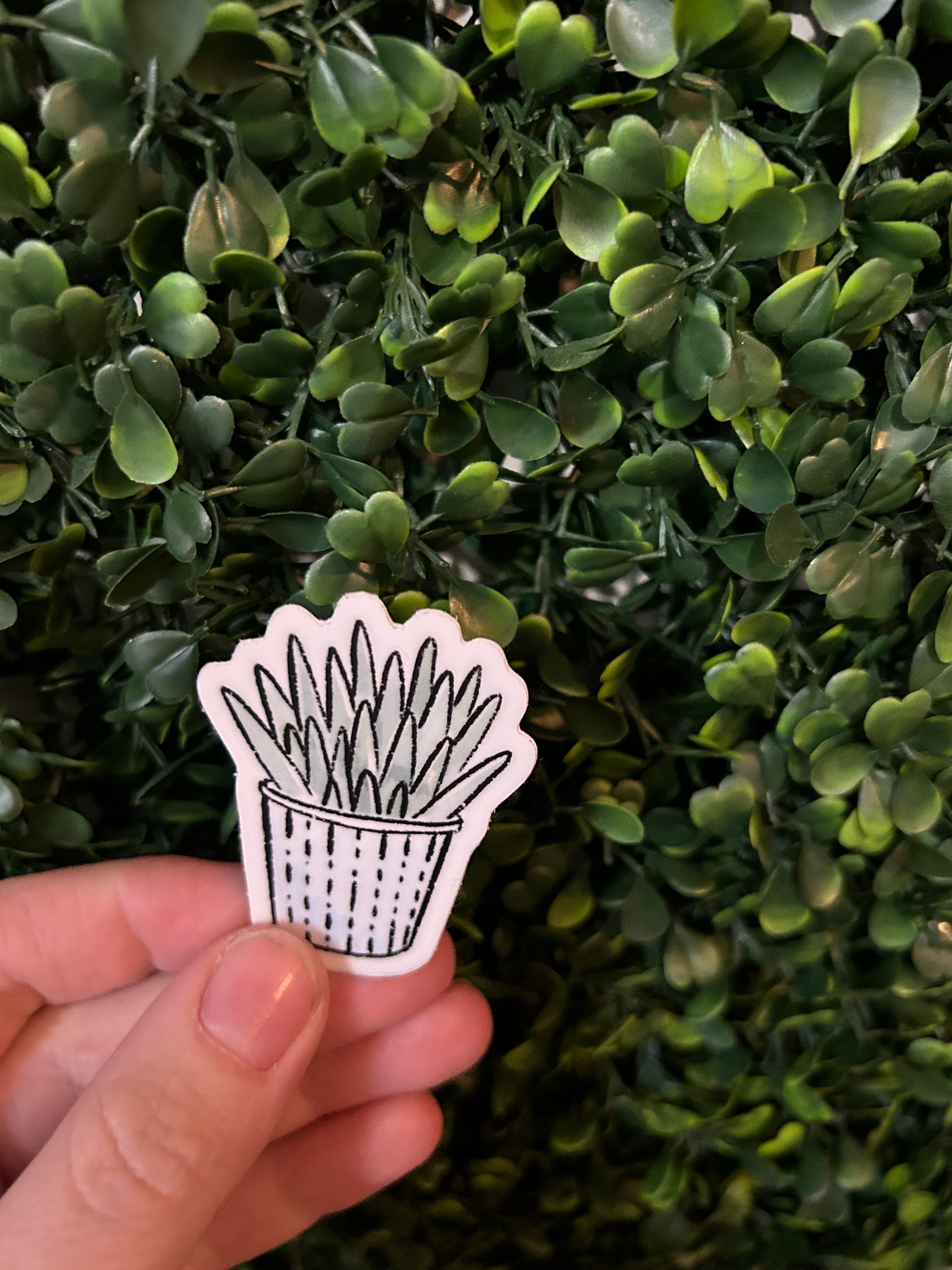 Spike Plant Sticker