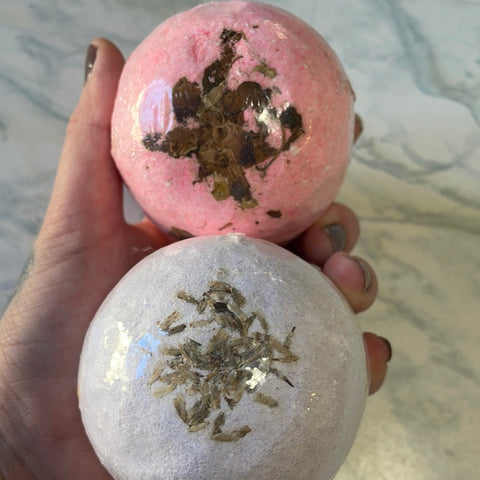 Dried Flower Bath Bomb