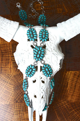 Turquoise Montana Ridge Concho Belt