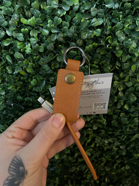 Apple Charger Keychain