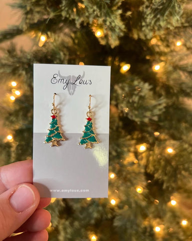 Layered Christmas Tree Dangles