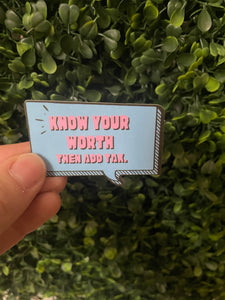 Trendy Worth Sticker