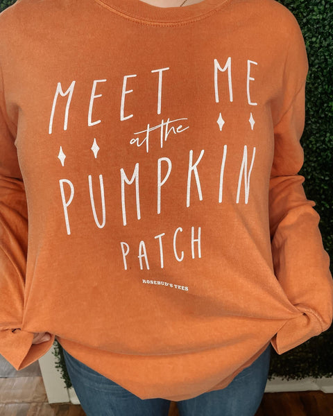 Meet Me at the Pumpkin Patch Comfort Colors Tee