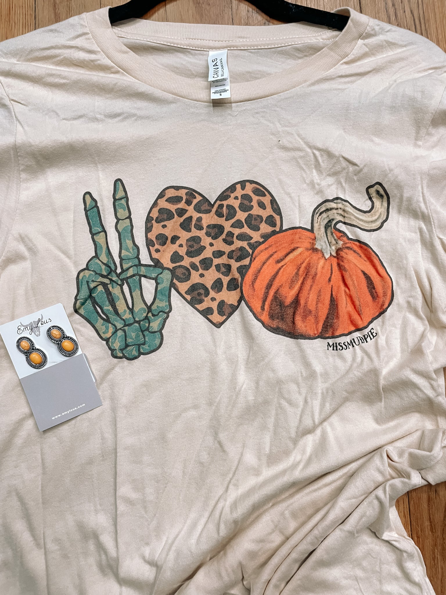 Peace, Love, Pumpkin Cream Tee