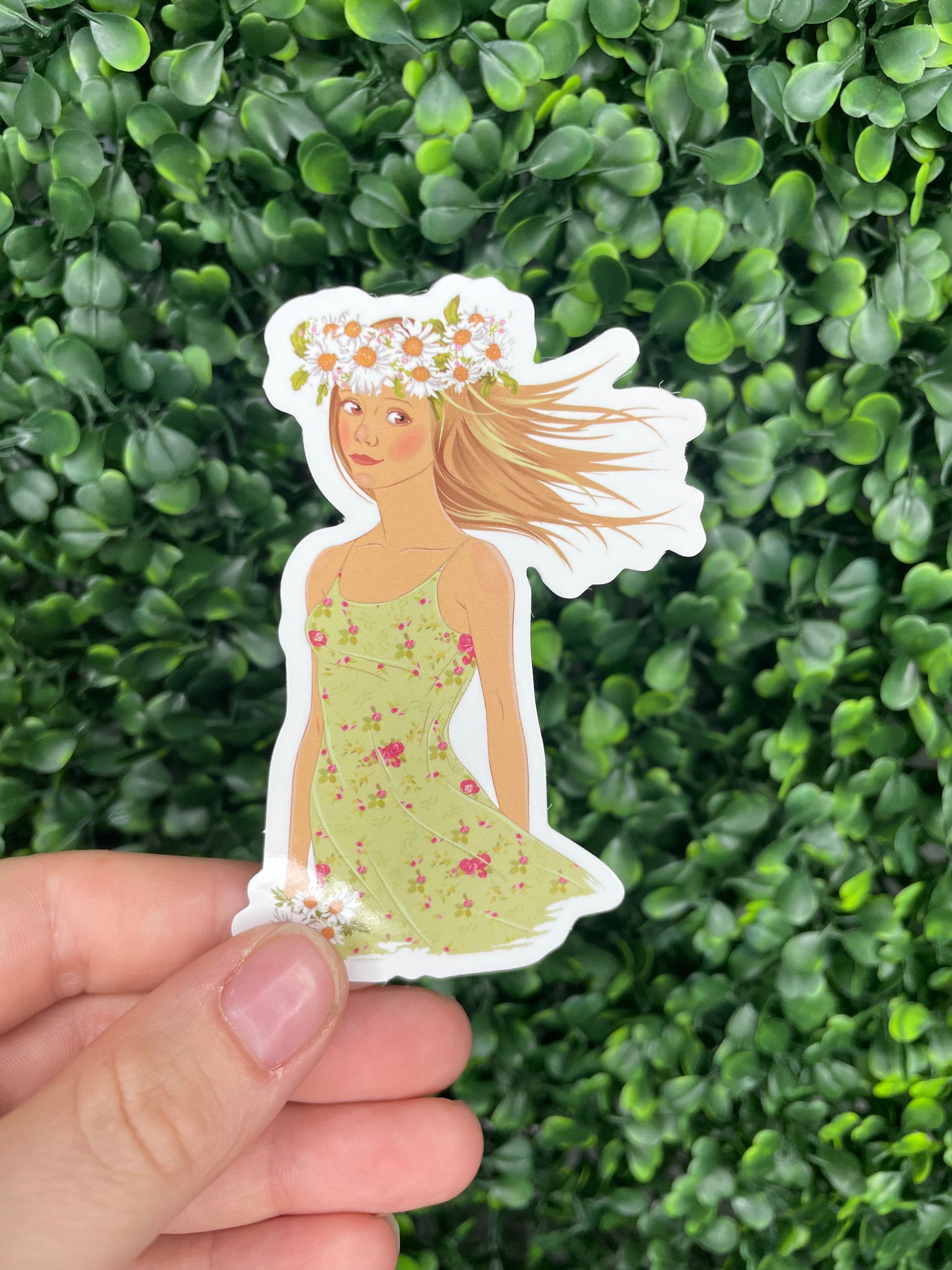 Daisy Girl Sticker