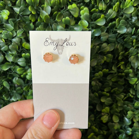 Simply Southern Gold & Pink Studs