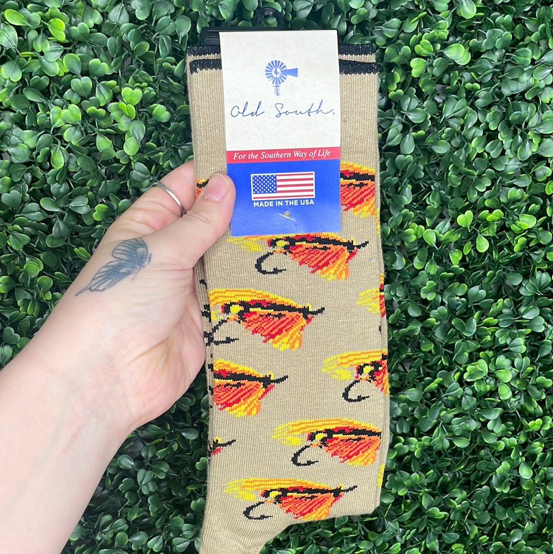 Old South Fly Fishing Casual Socks