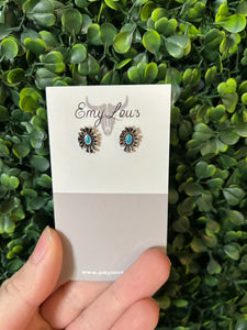 Lucy Turquoise Studs
