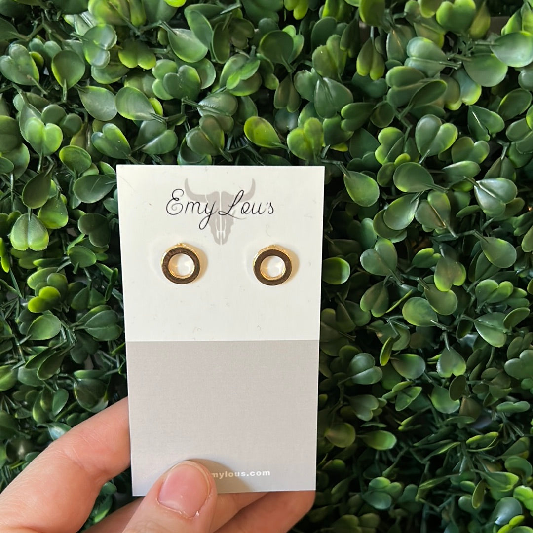 Simply Southern Solid Circle Studs