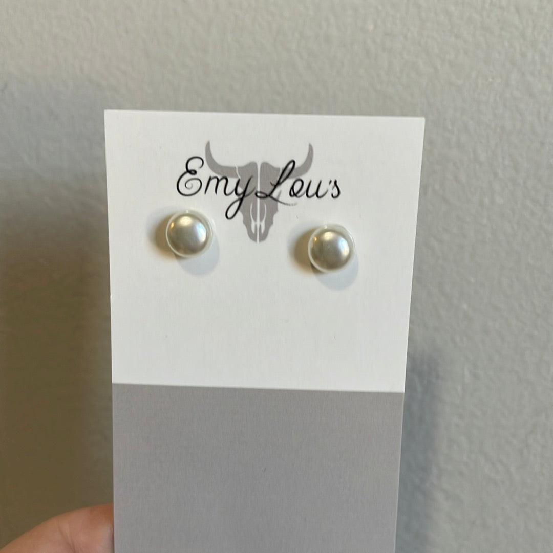 Simply Southern Raw Pearl Stud