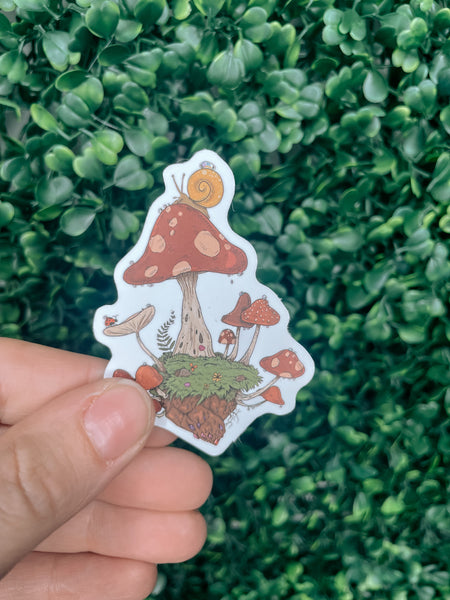 Cottagecore Mushroom Sticker