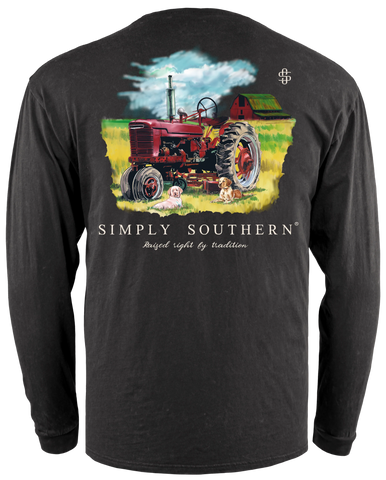 Youth Simply Southern Tractor Tee