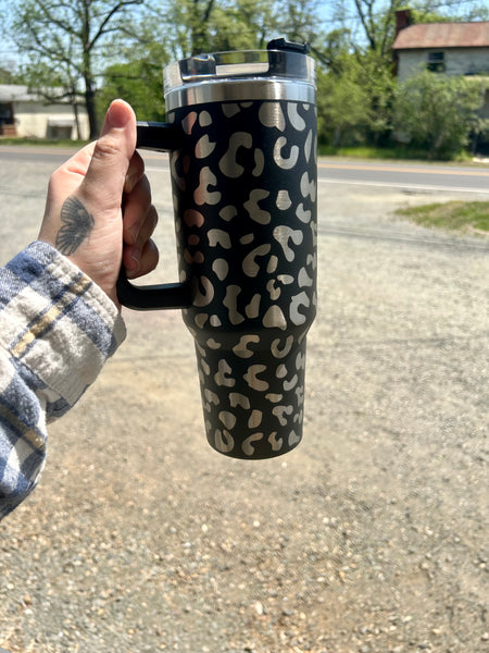 Leopard Print 40oz Tumbler