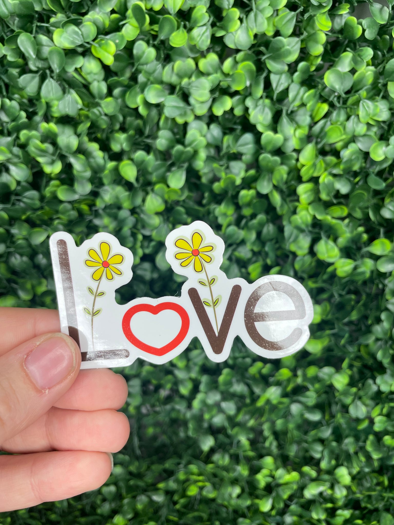 Daisy Love Sticker