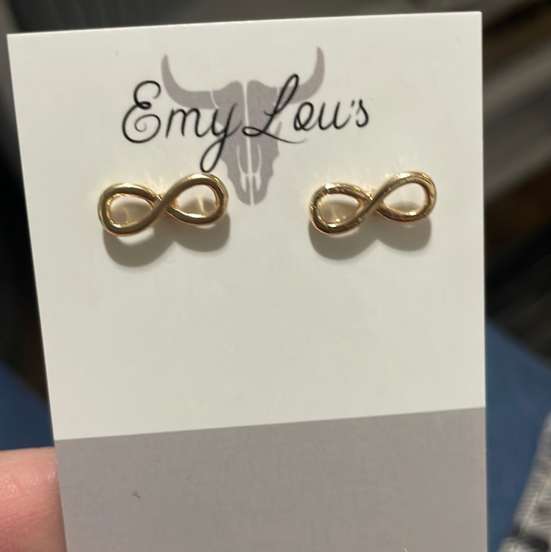 Simply Southern Gold Infinity Studs