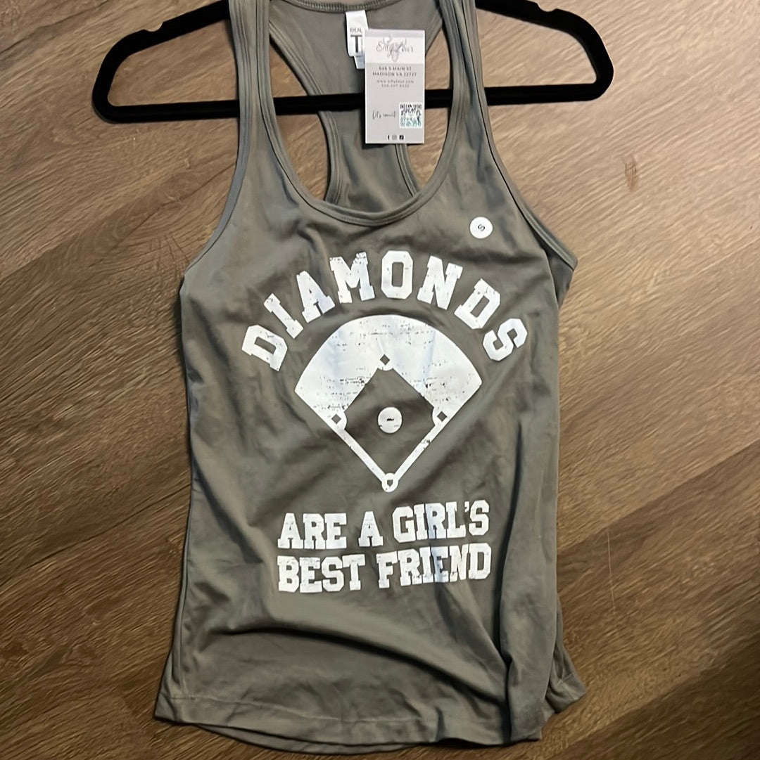 Diamonds Are A Girls Best Friend Tank