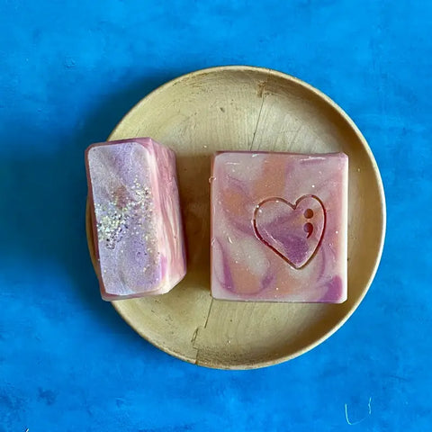 Peach Poppies Shea Butter & Coconut Milk Soap