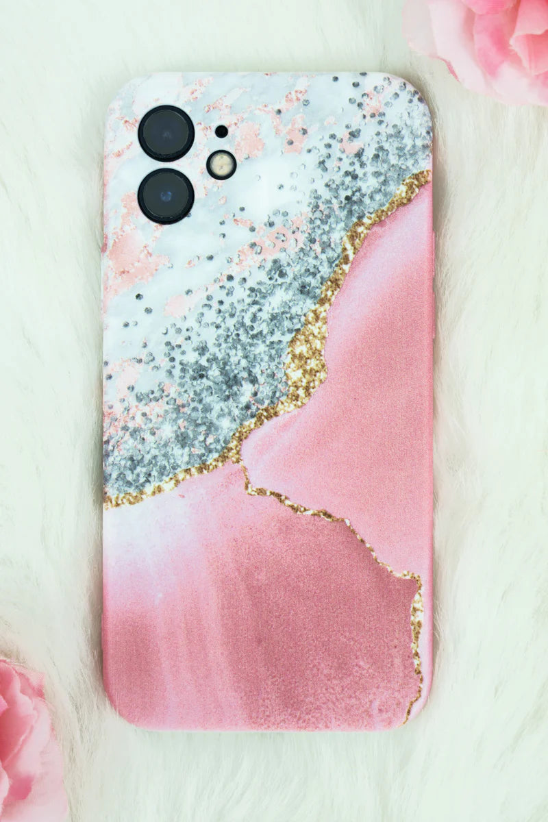 Pink Glitz iPhone Case