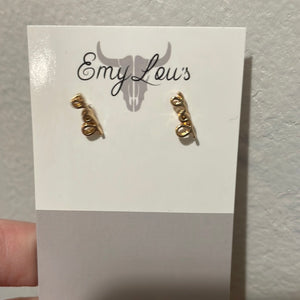 Simply Southern Gold LOVE Studs