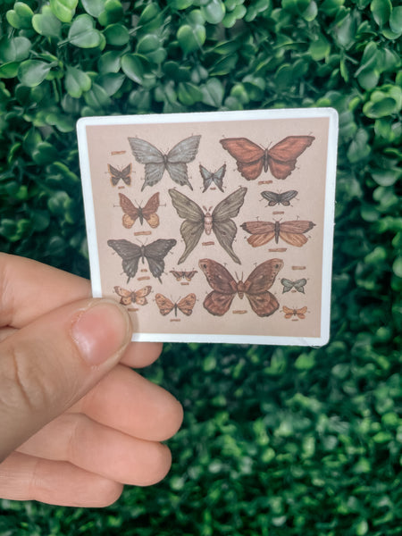 Cottagecore Butterfly Sticker