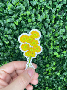 Daisy Yellow Bouquet Sticker