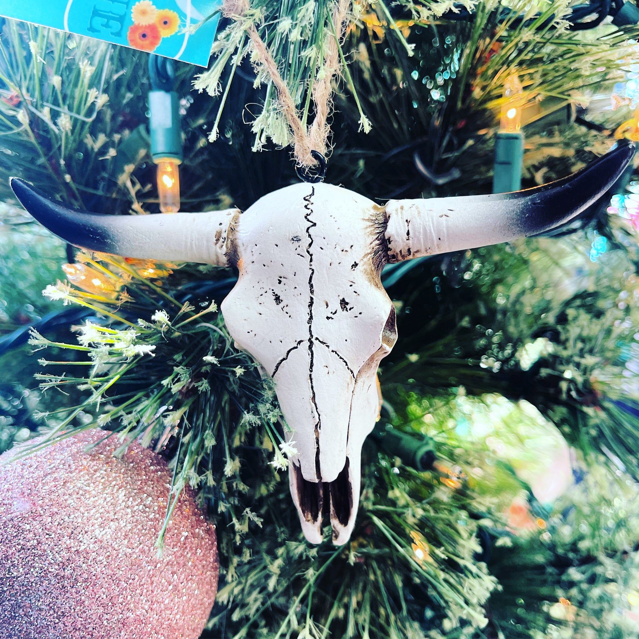 Bull Skull Ornament