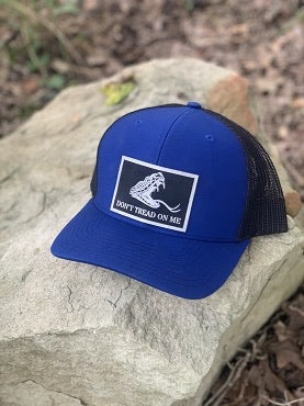 Diamond Bills Don't Tread on Me Dark Blue & Black Cap