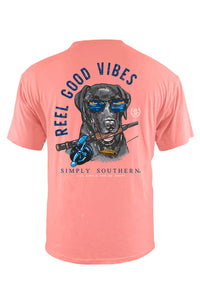 YOUTH Simply Southern Fish Dog Tee