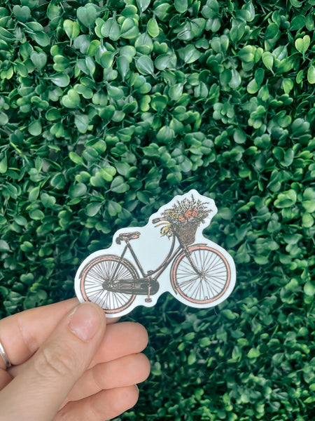 Cottagecore Bicycle Sticker